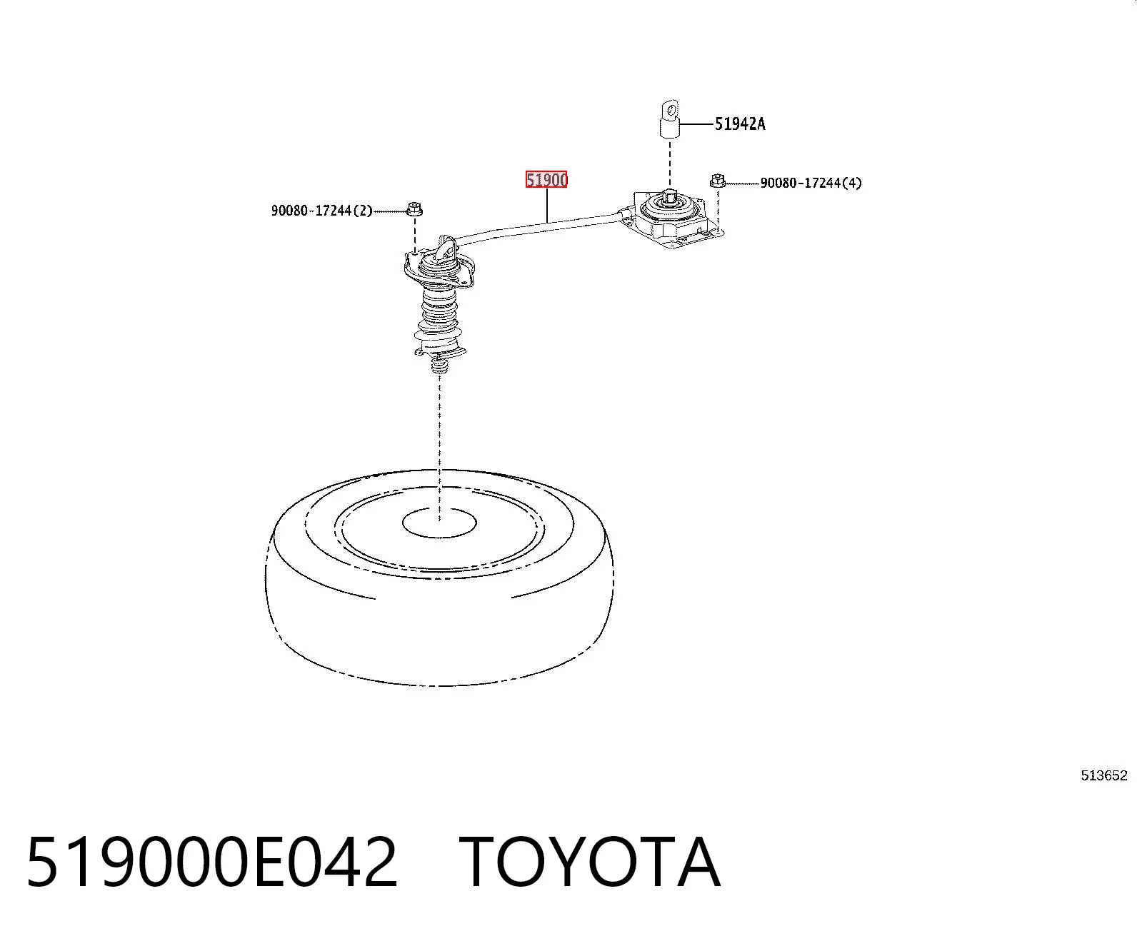 519000E042 Toyota
