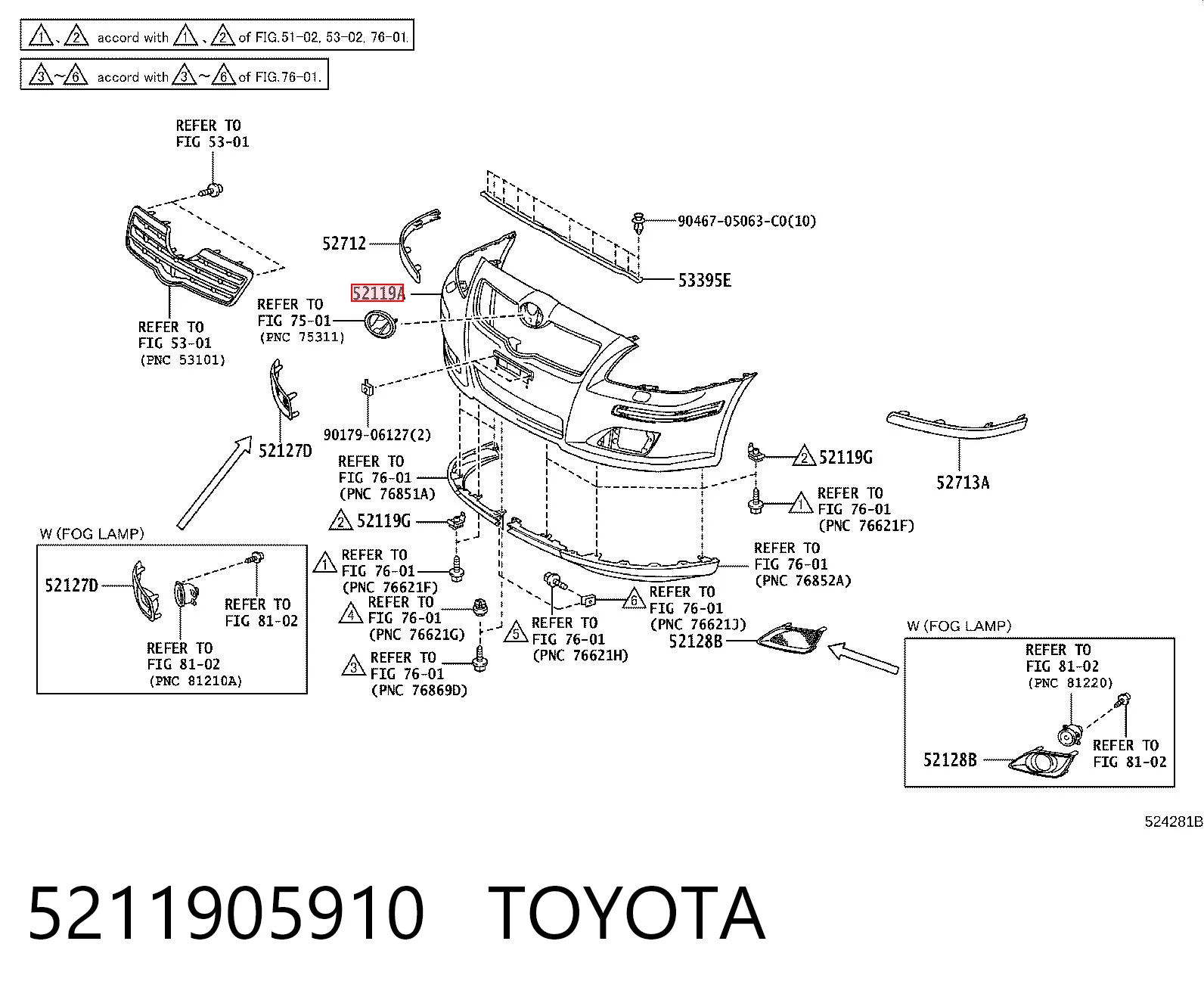 5211905910 Toyota
