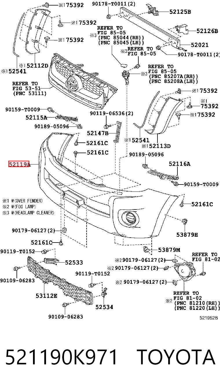 521190K971 Toyota