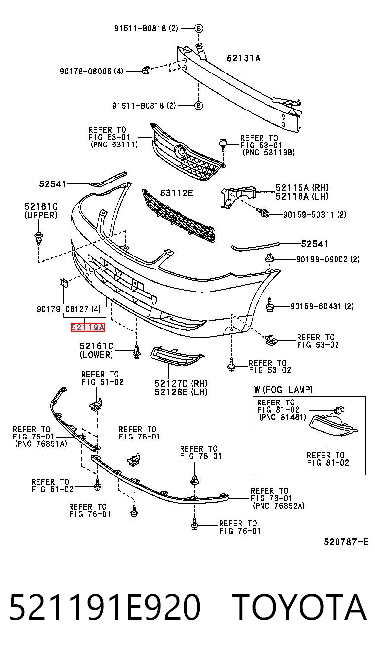 Comprar Defensa delantera Corolla  E12