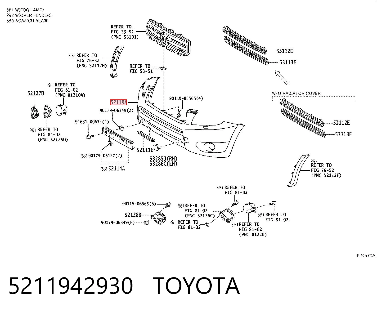 Comprar Defensa delantera RAV4 III A3
