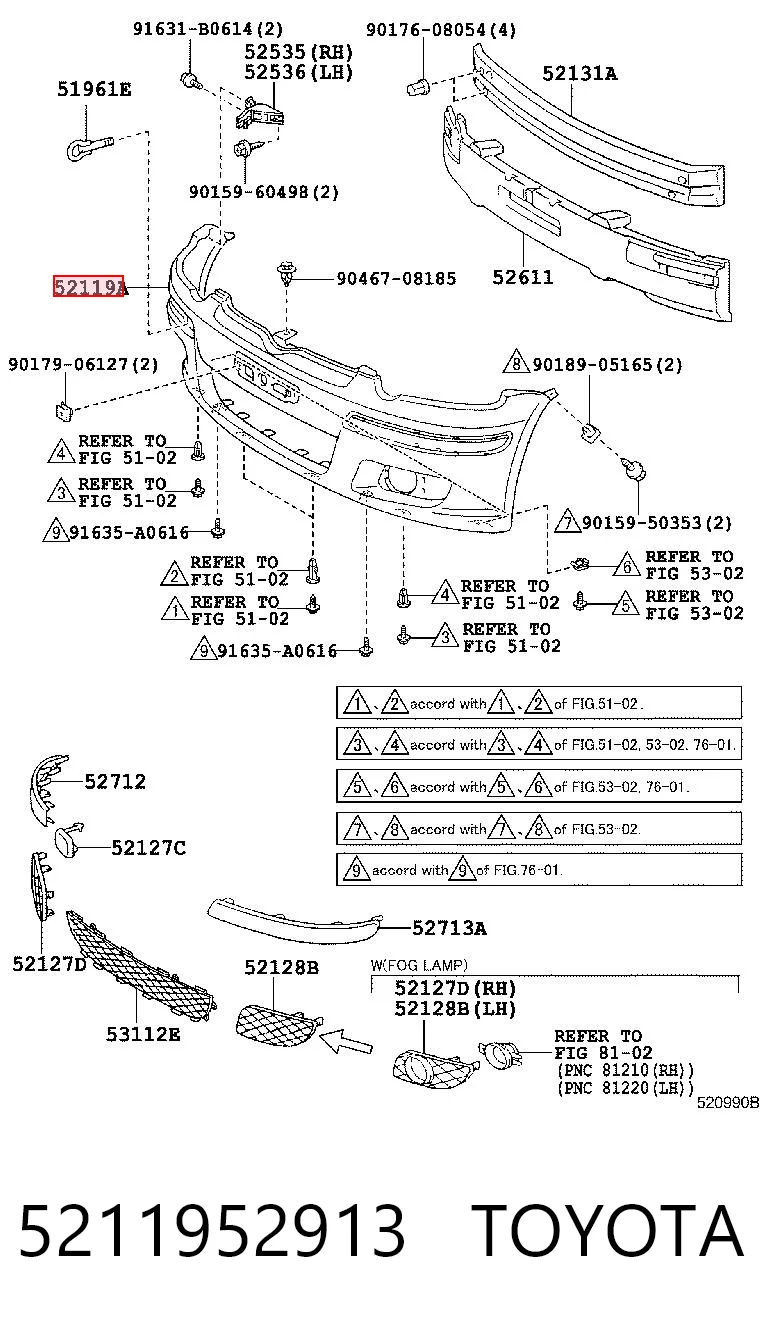 Paragolpes para Toyota Corolla E8