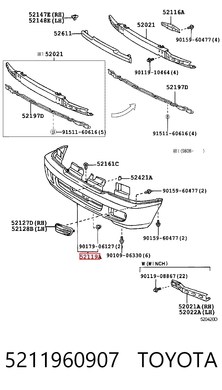 5211960907 Toyota