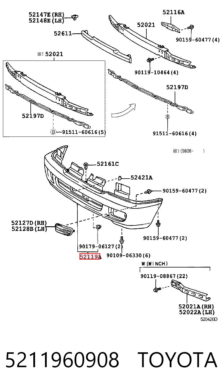 5211960908 Toyota