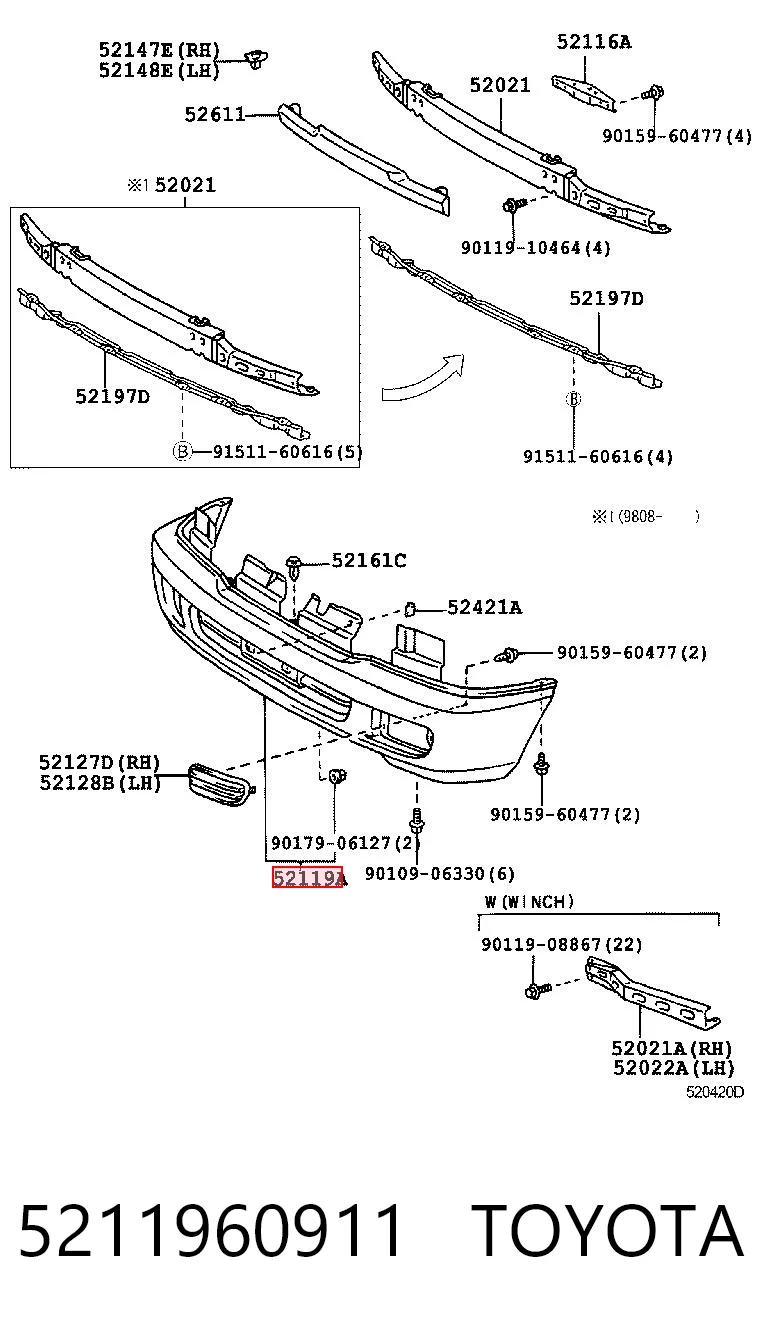 5211960911 Toyota