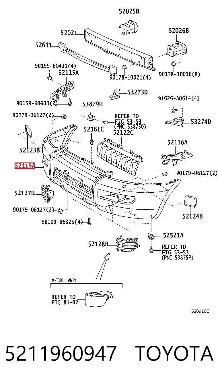 5211960947 Toyota
