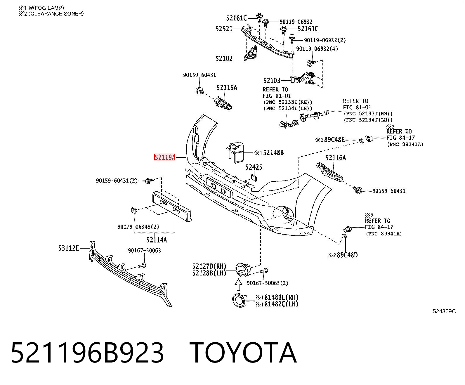 521196B923 Toyota