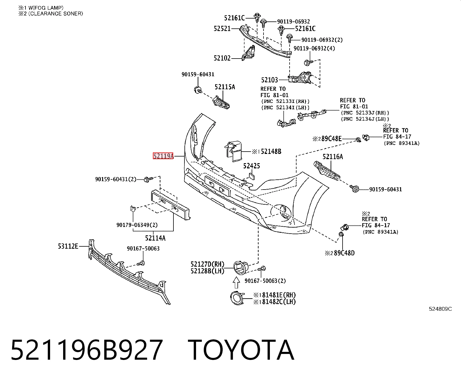 521196B927 Toyota