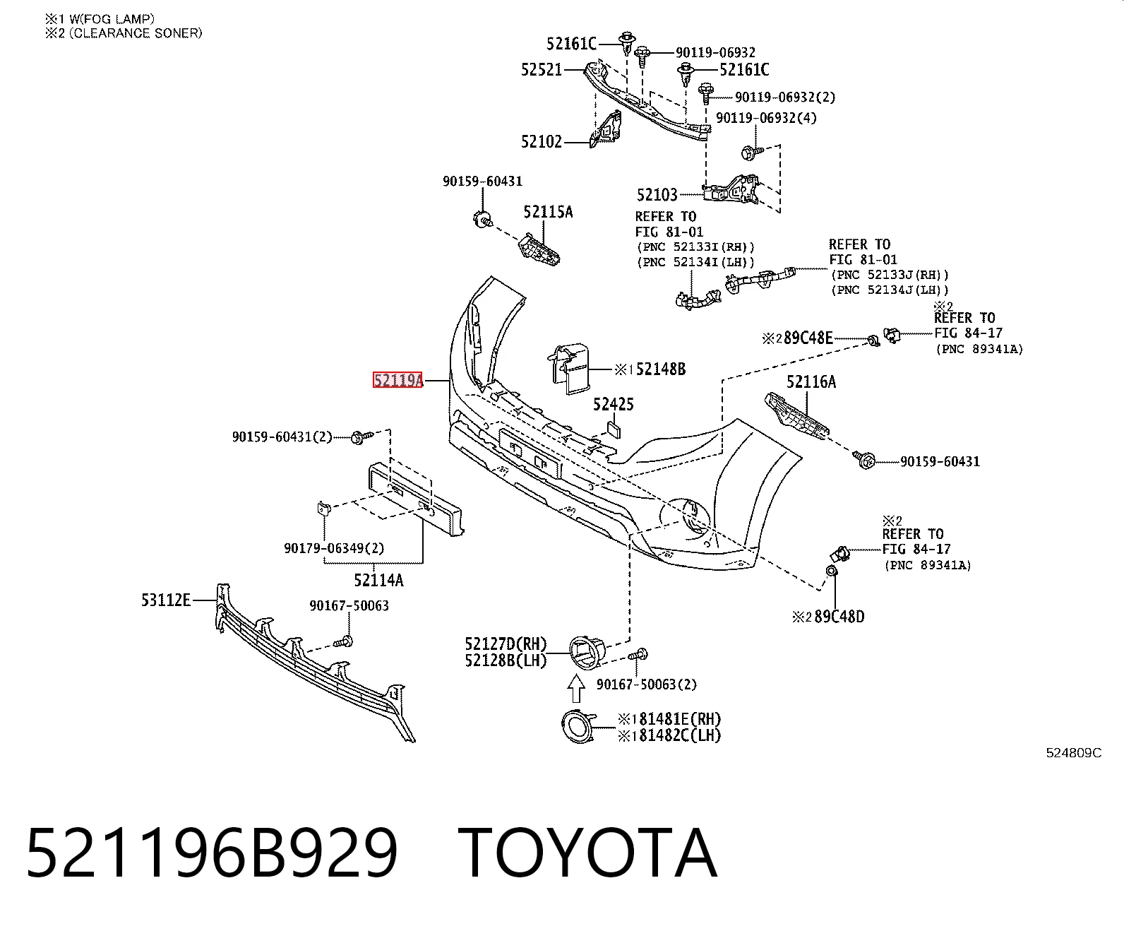 Comprar Paragolpes Toyota Land Cruiser PRADO J150