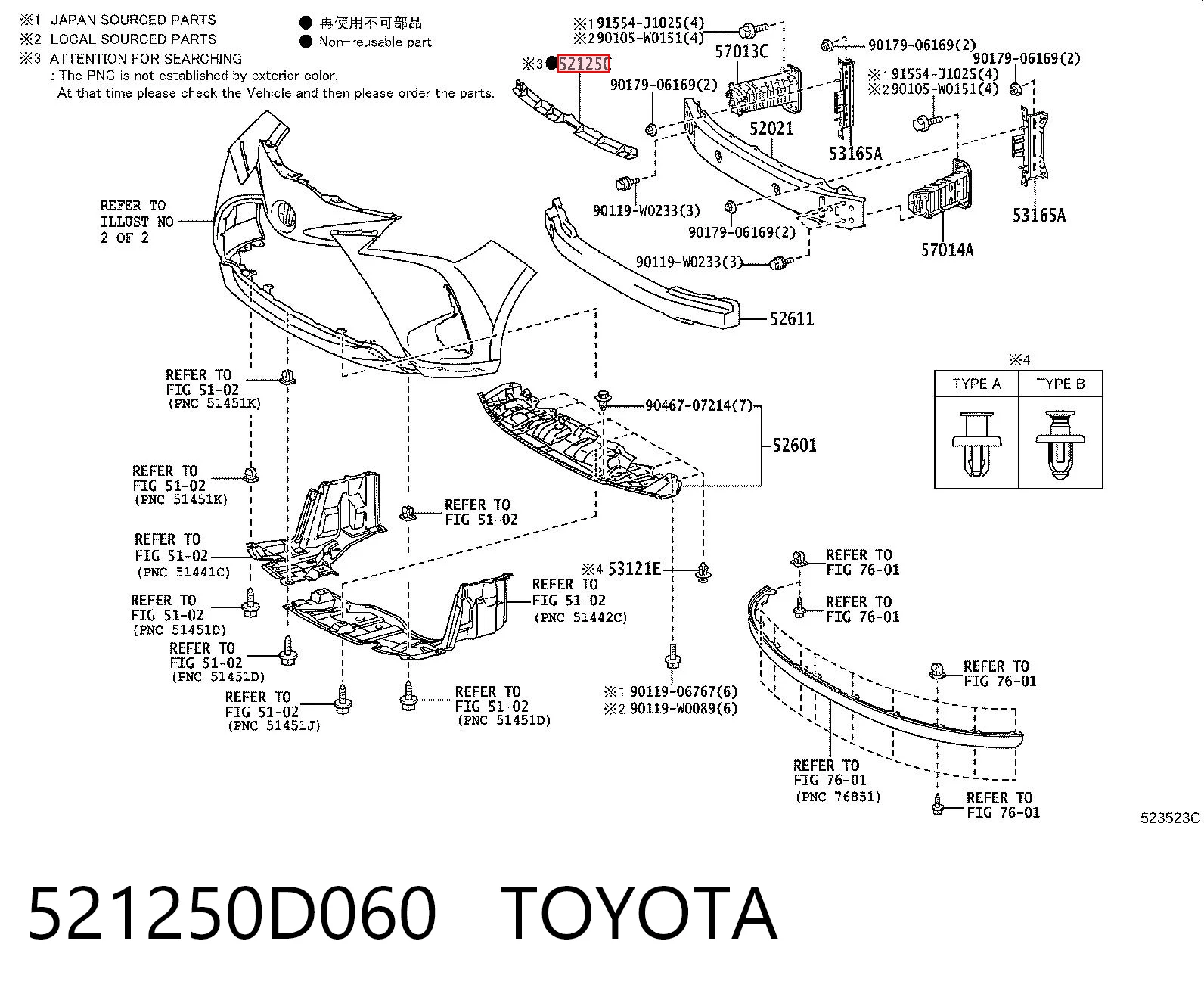 521250D060 Toyota
