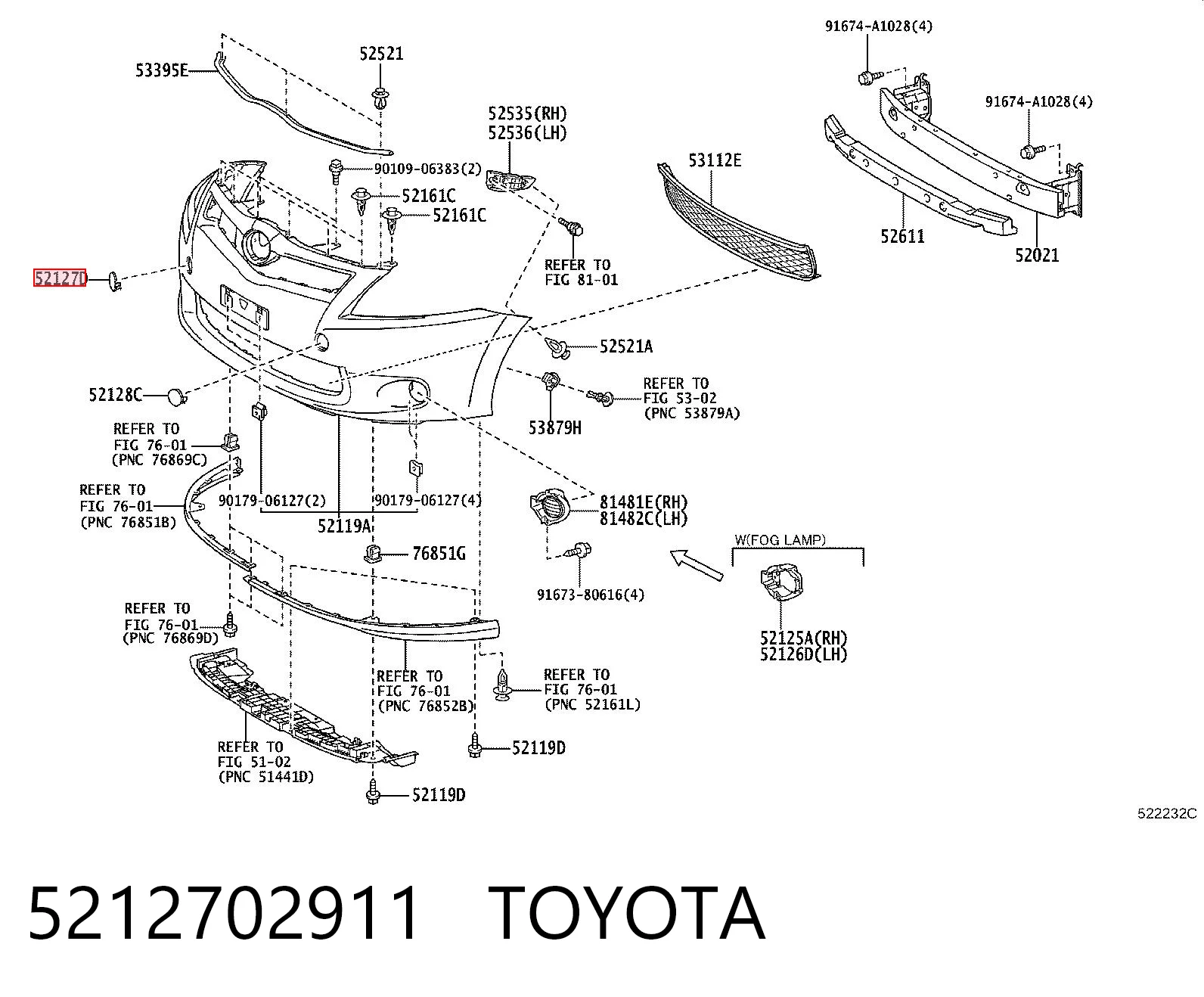 5212702911 Toyota