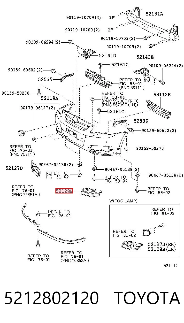 5212802120 Toyota