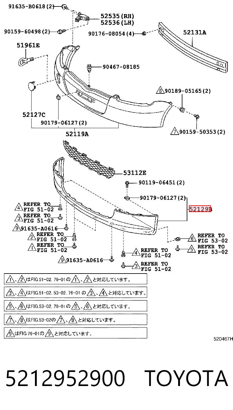 5212952900 Toyota