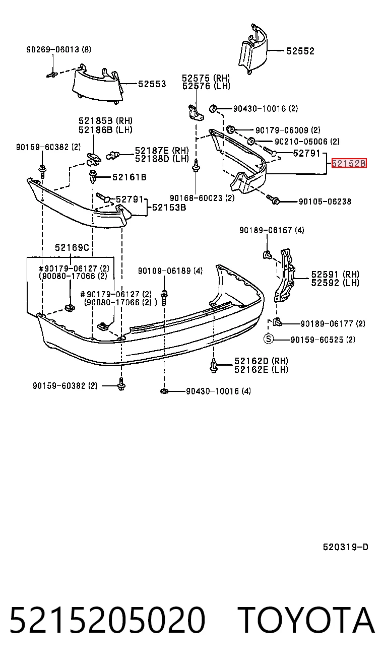 5215205020 Toyota