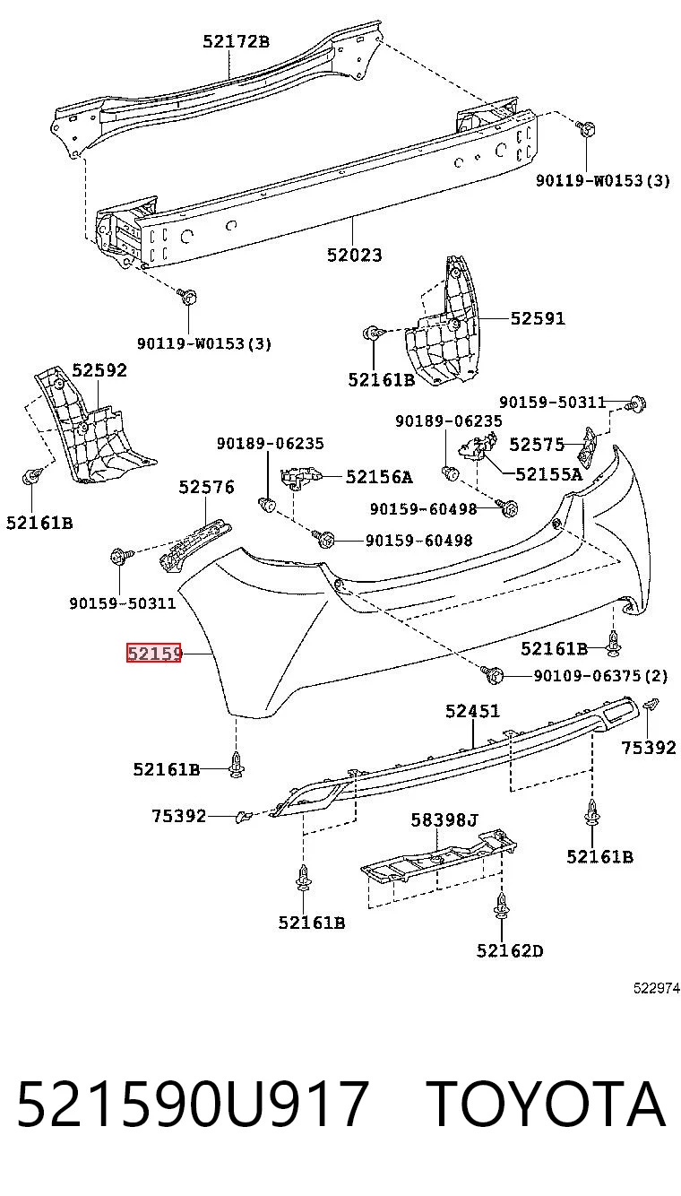 521590U917 Toyota