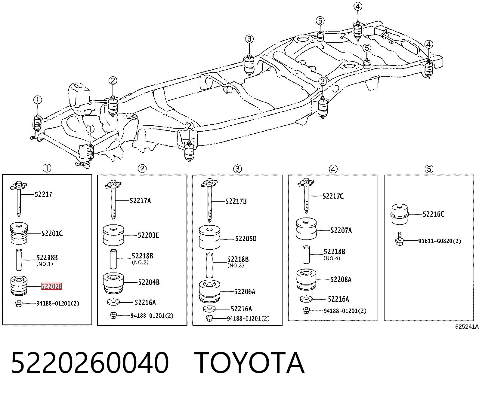 5220260040 Toyota