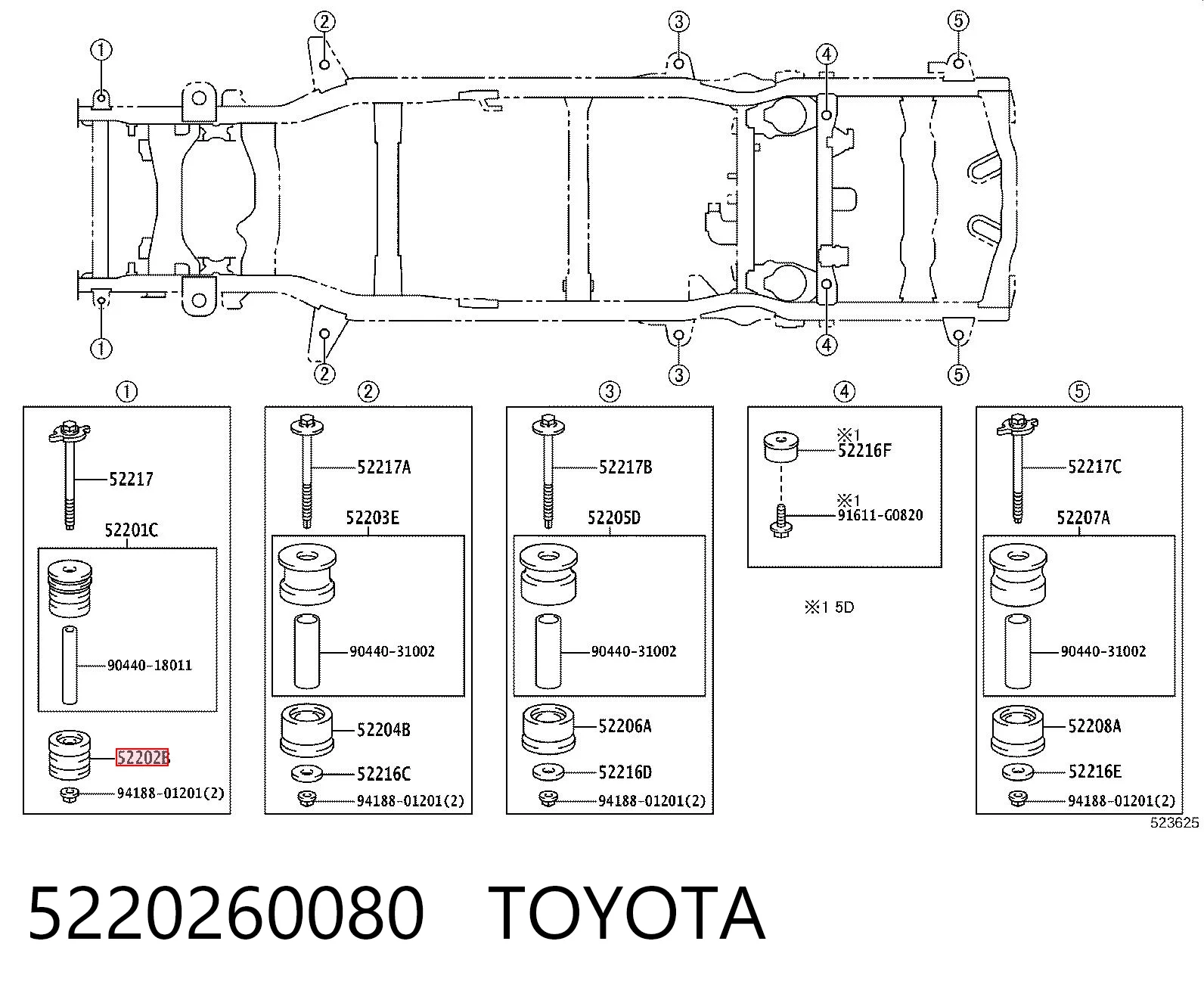 5220260080 Toyota