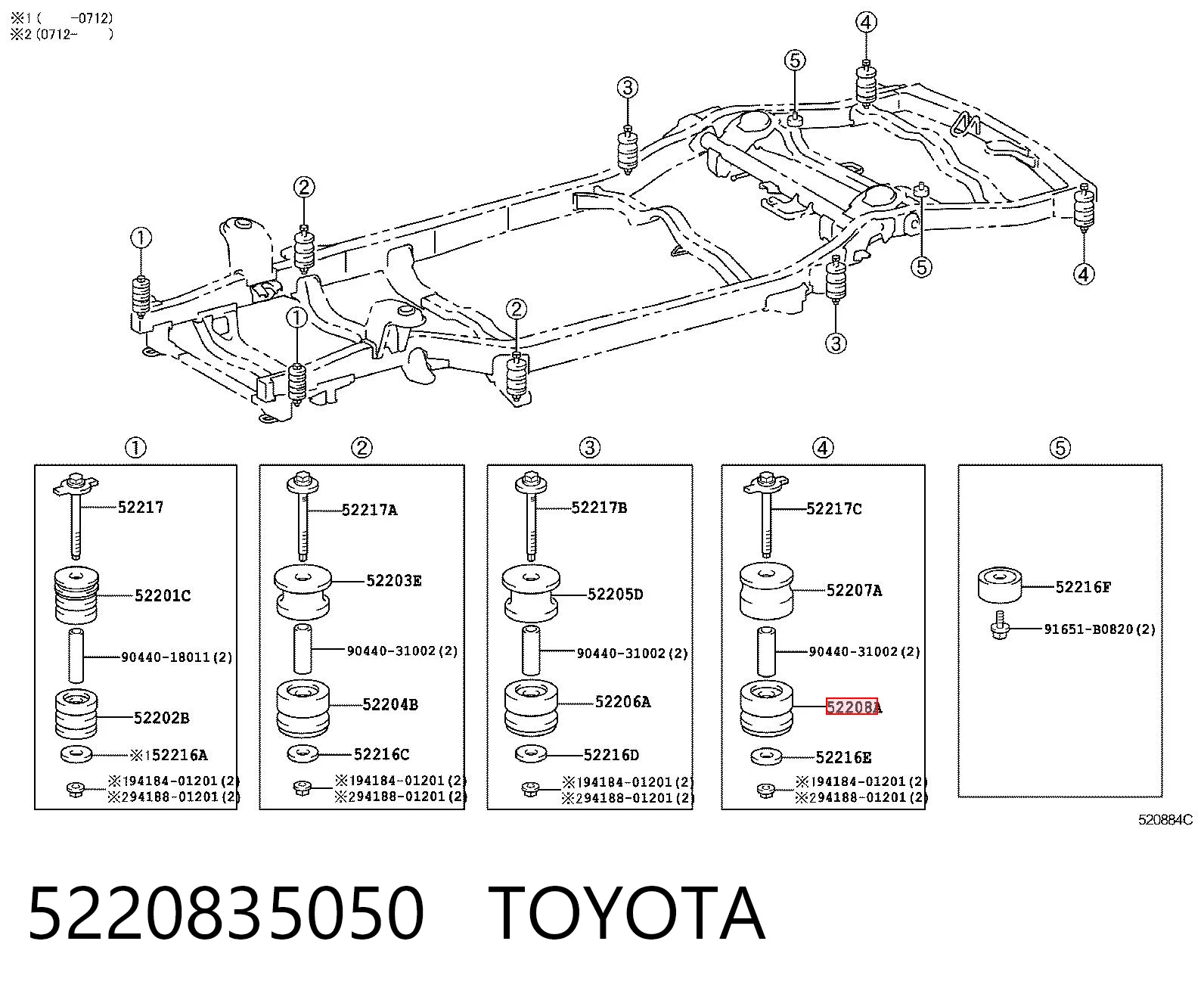 5220835050 Toyota