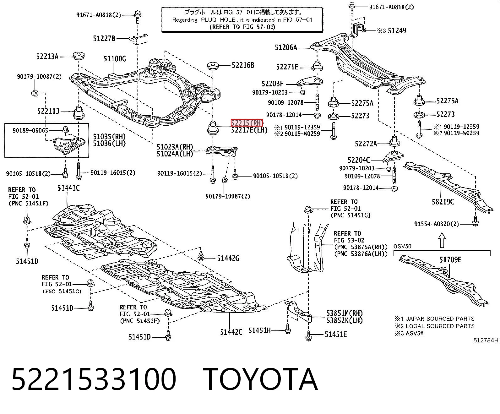 5221533100 Toyota
