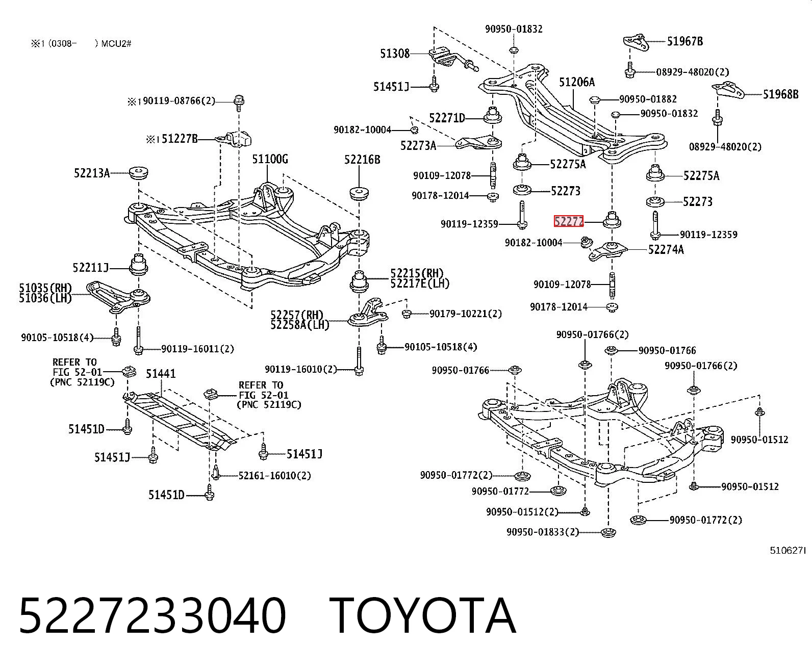 5227233040 Toyota