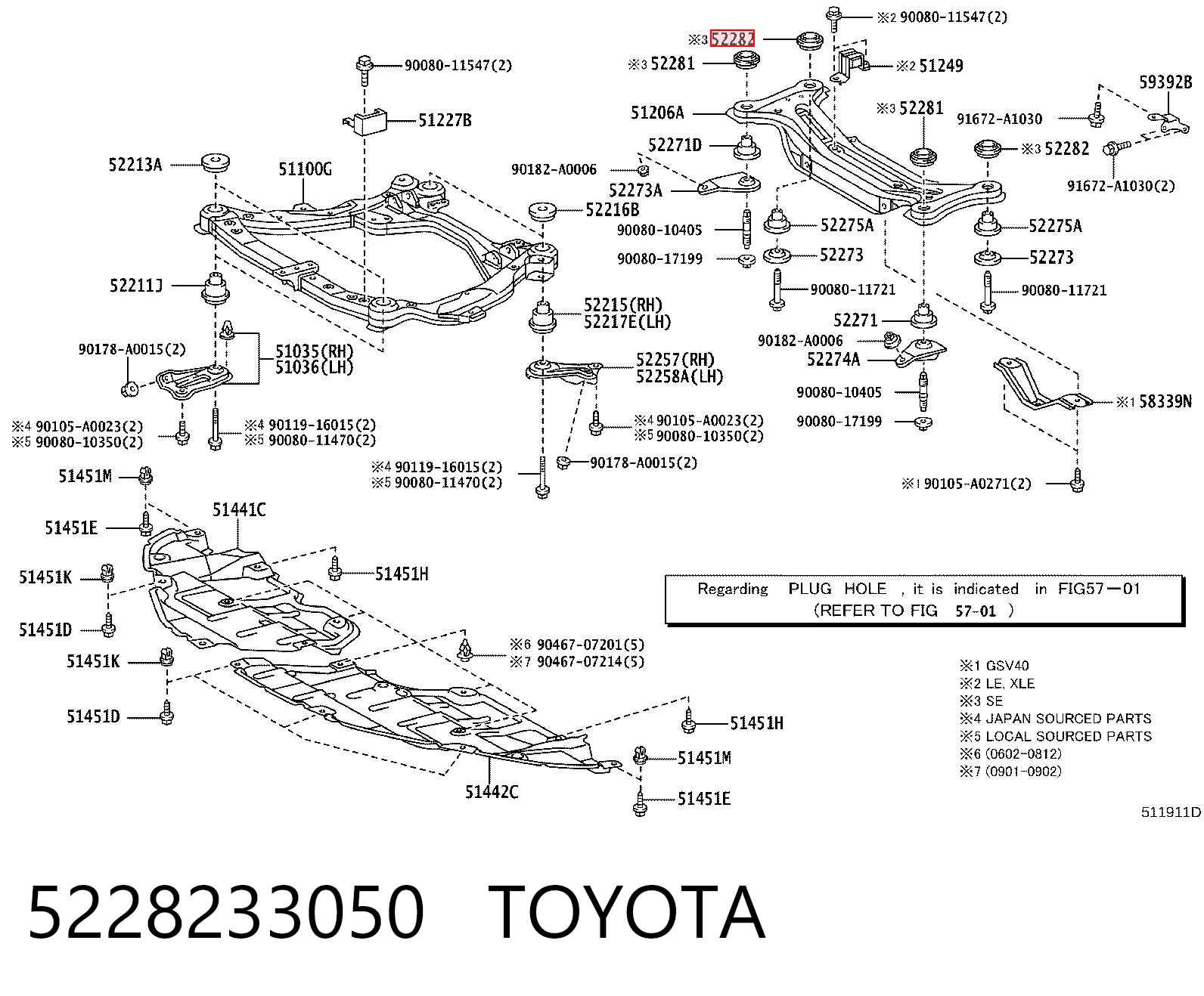 5228233050 Toyota