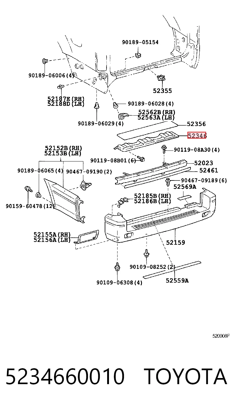 5234660010 Toyota