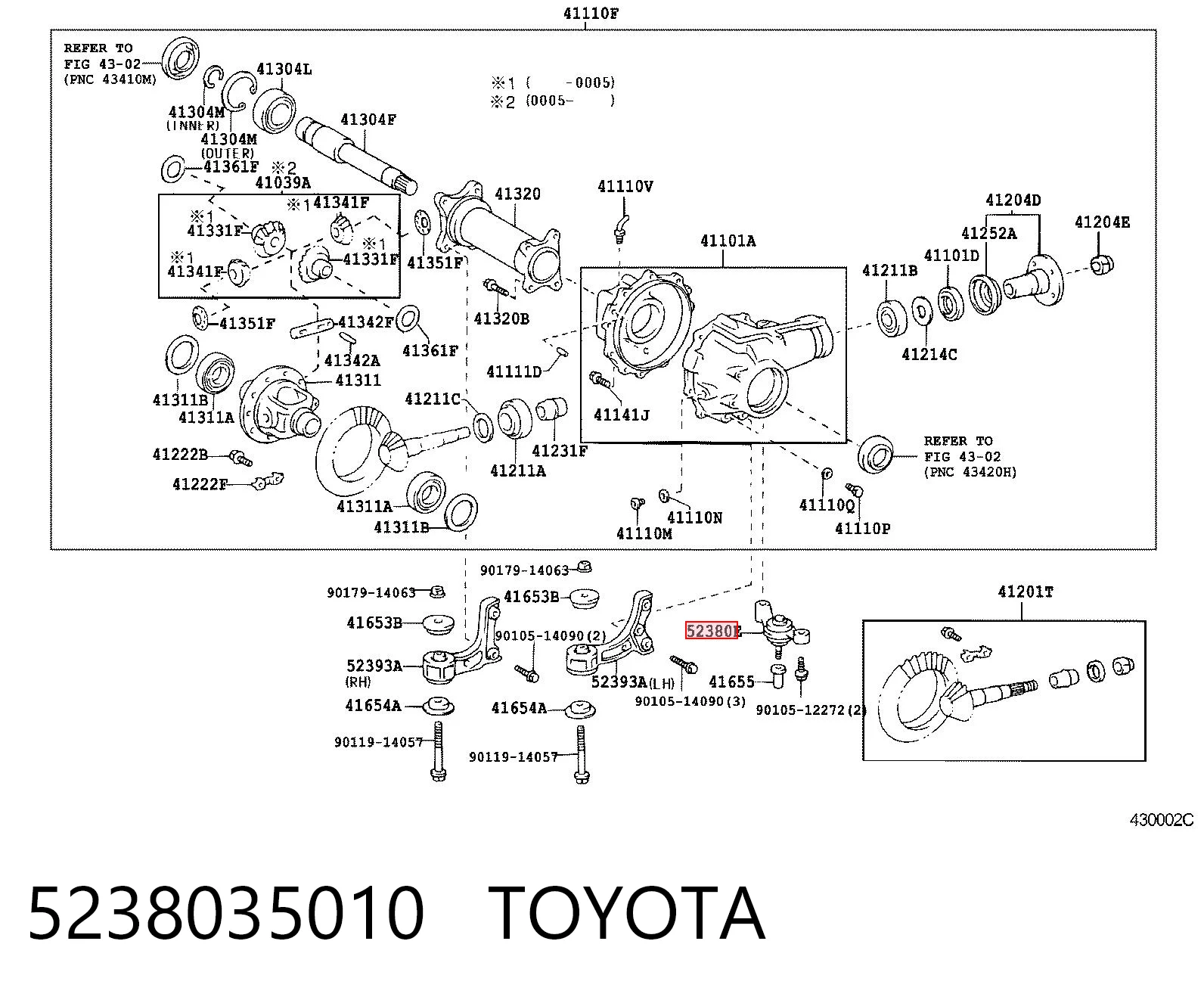 5238035010 Toyota