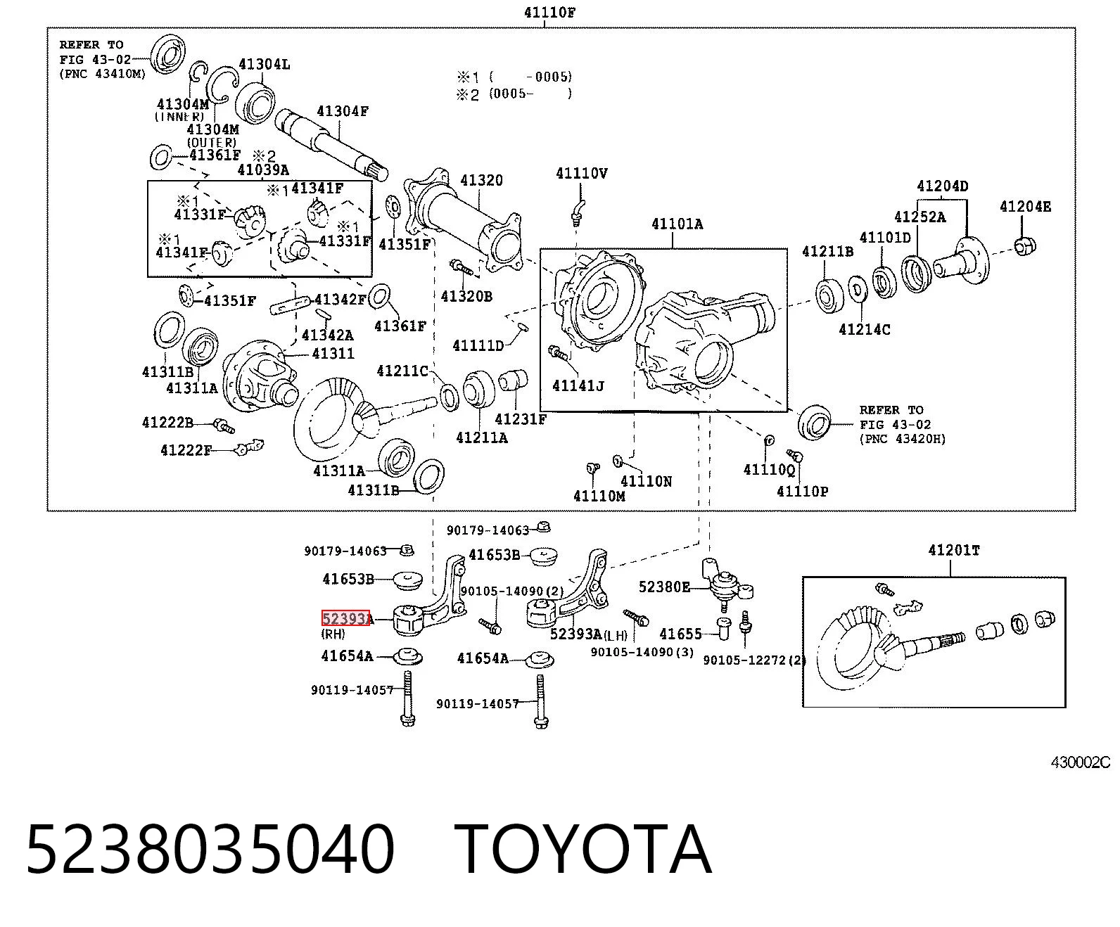 5238035040 Toyota 