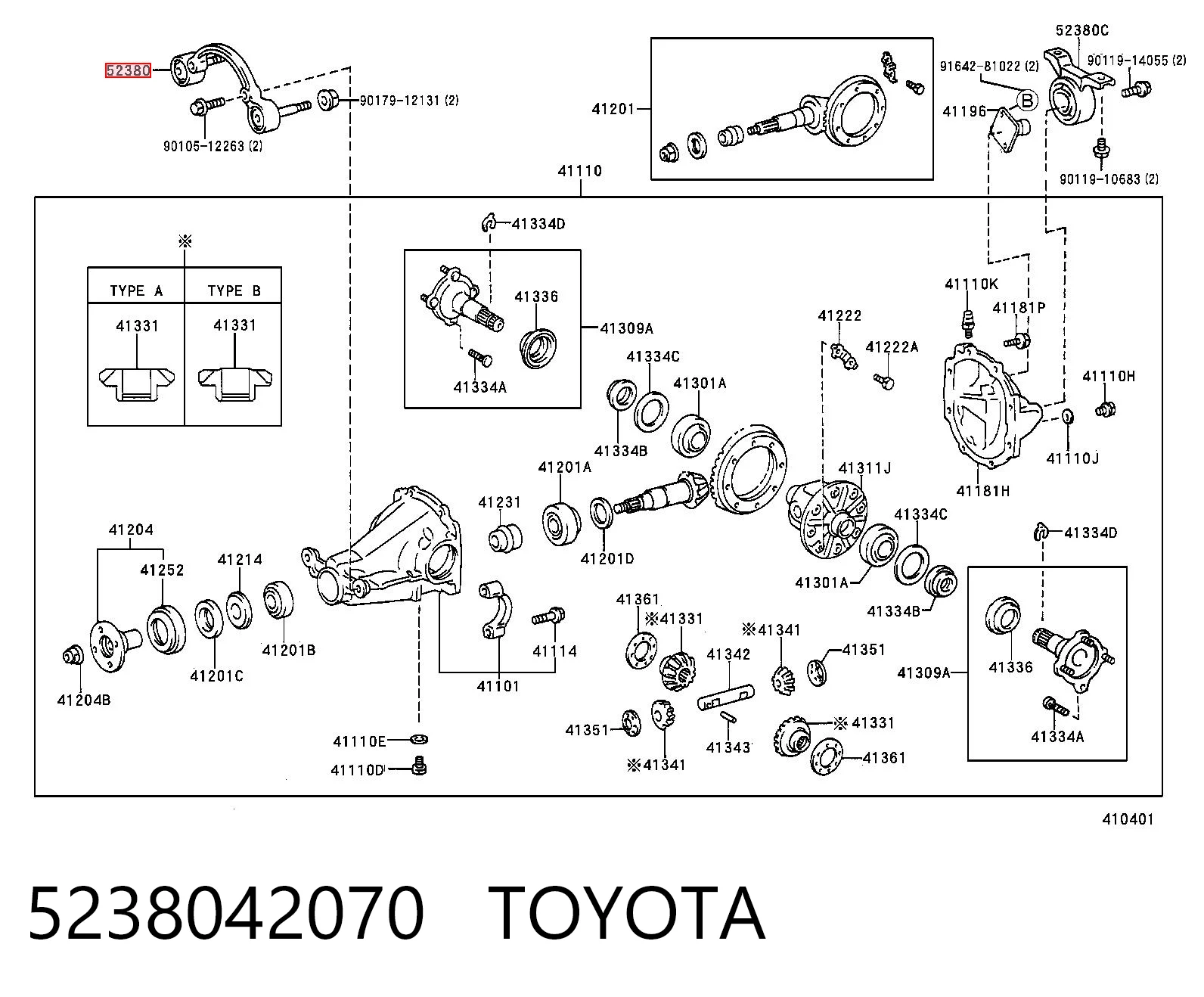 5238042070 Toyota