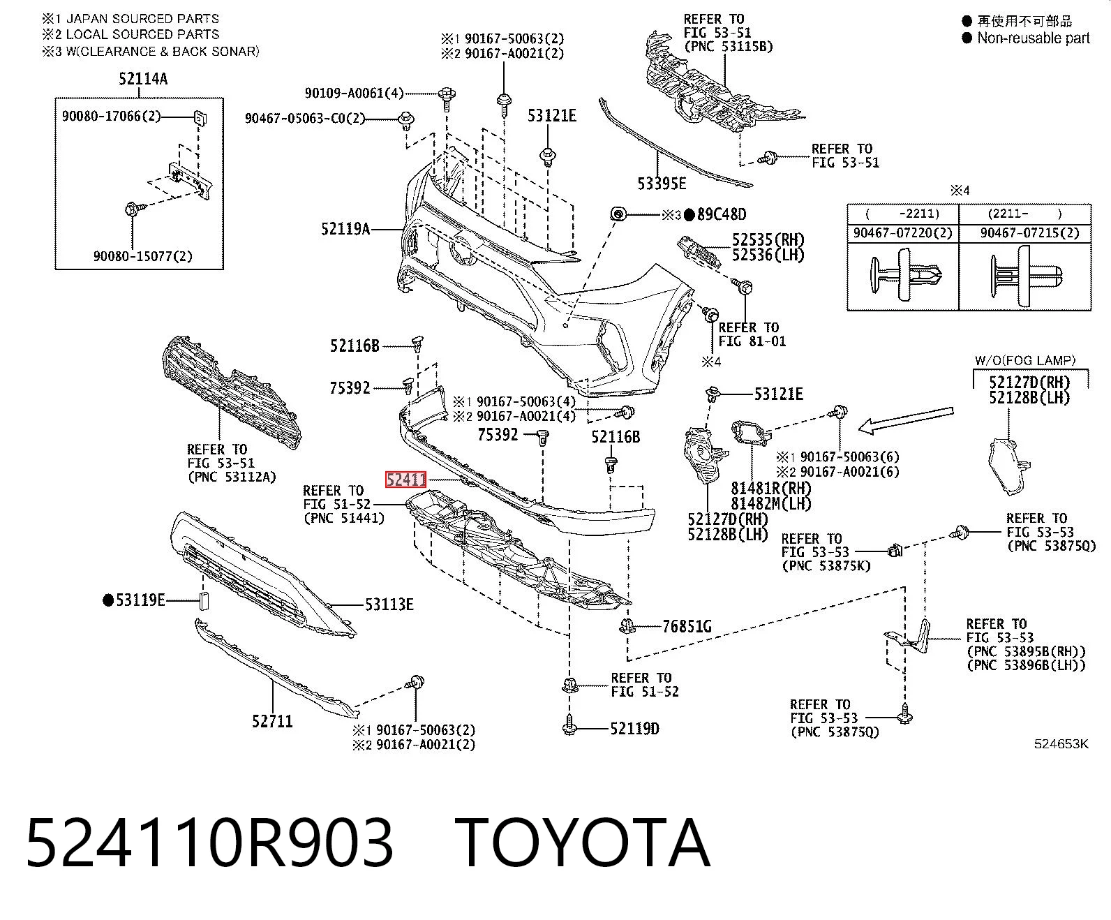 524110R903 Toyota