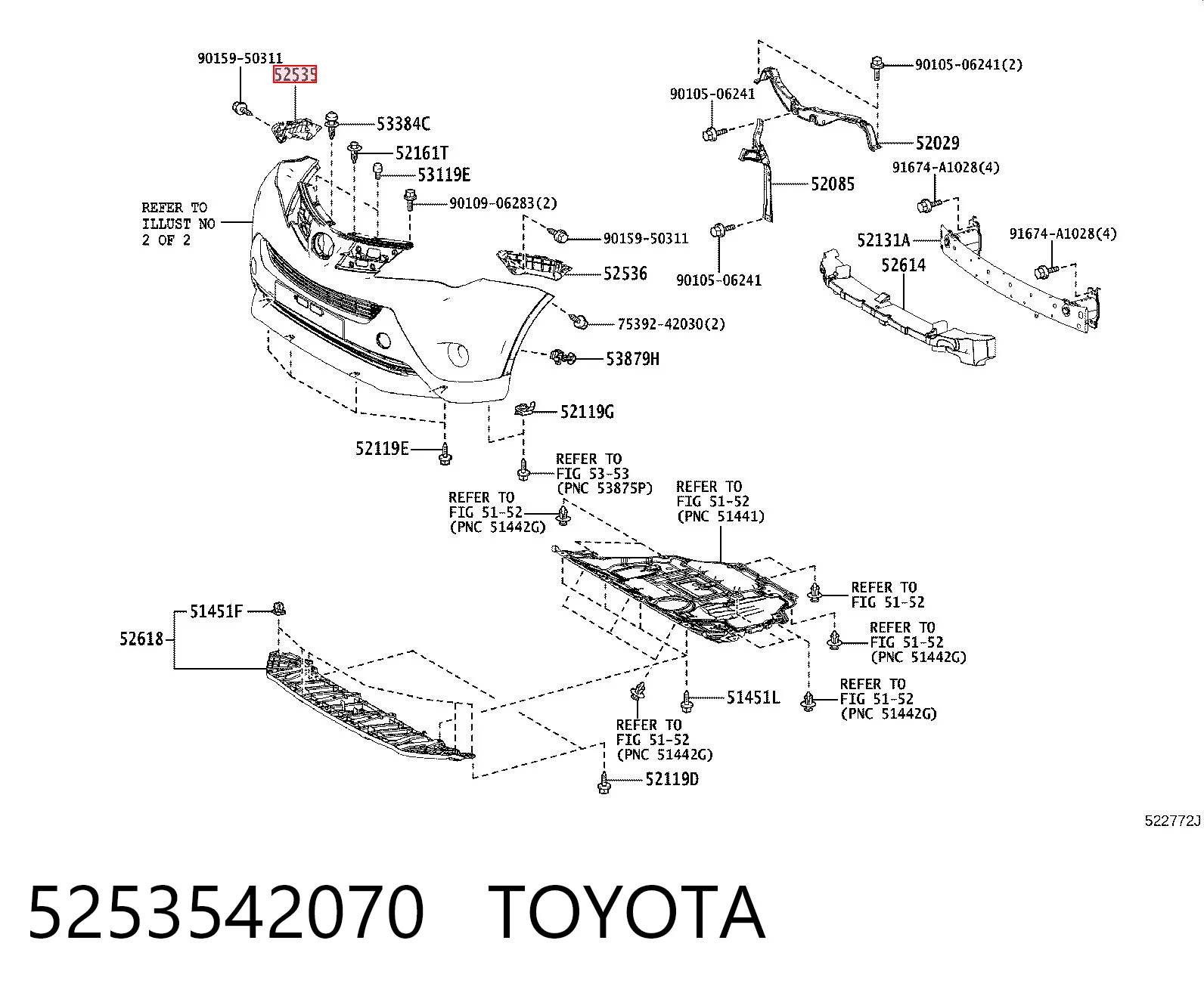 5253542070 Toyota