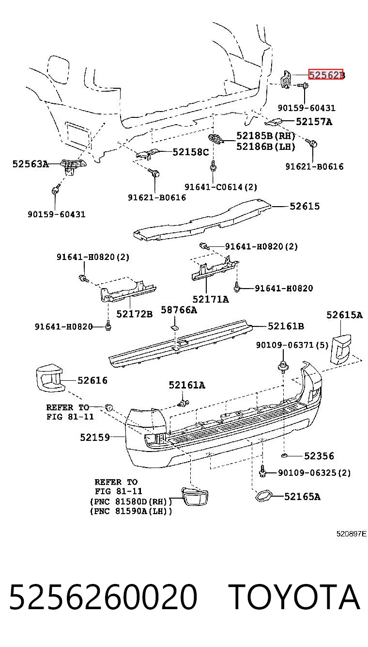 5256260020 Toyota