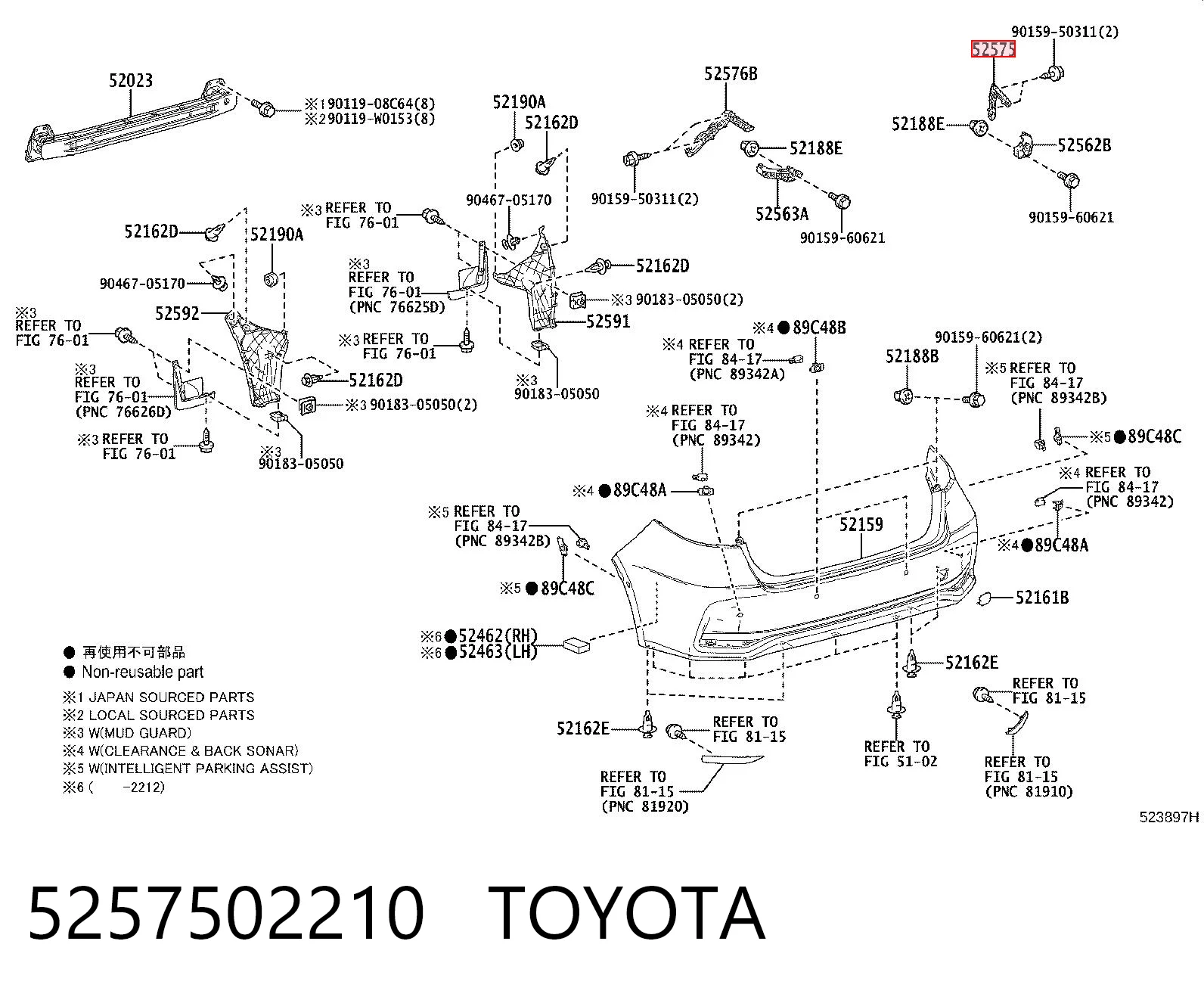 5257502210 Toyota