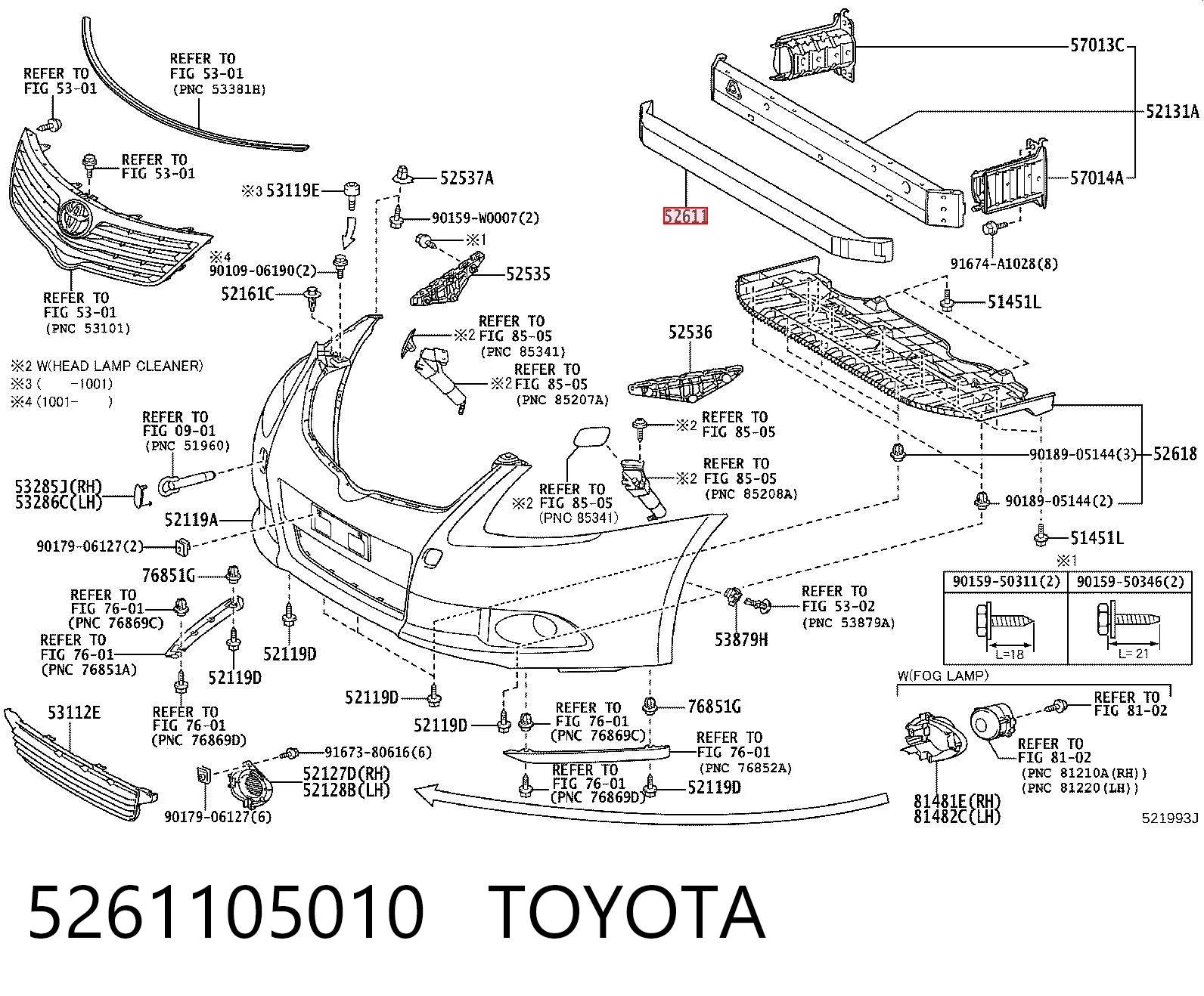 5261105010 Toyota