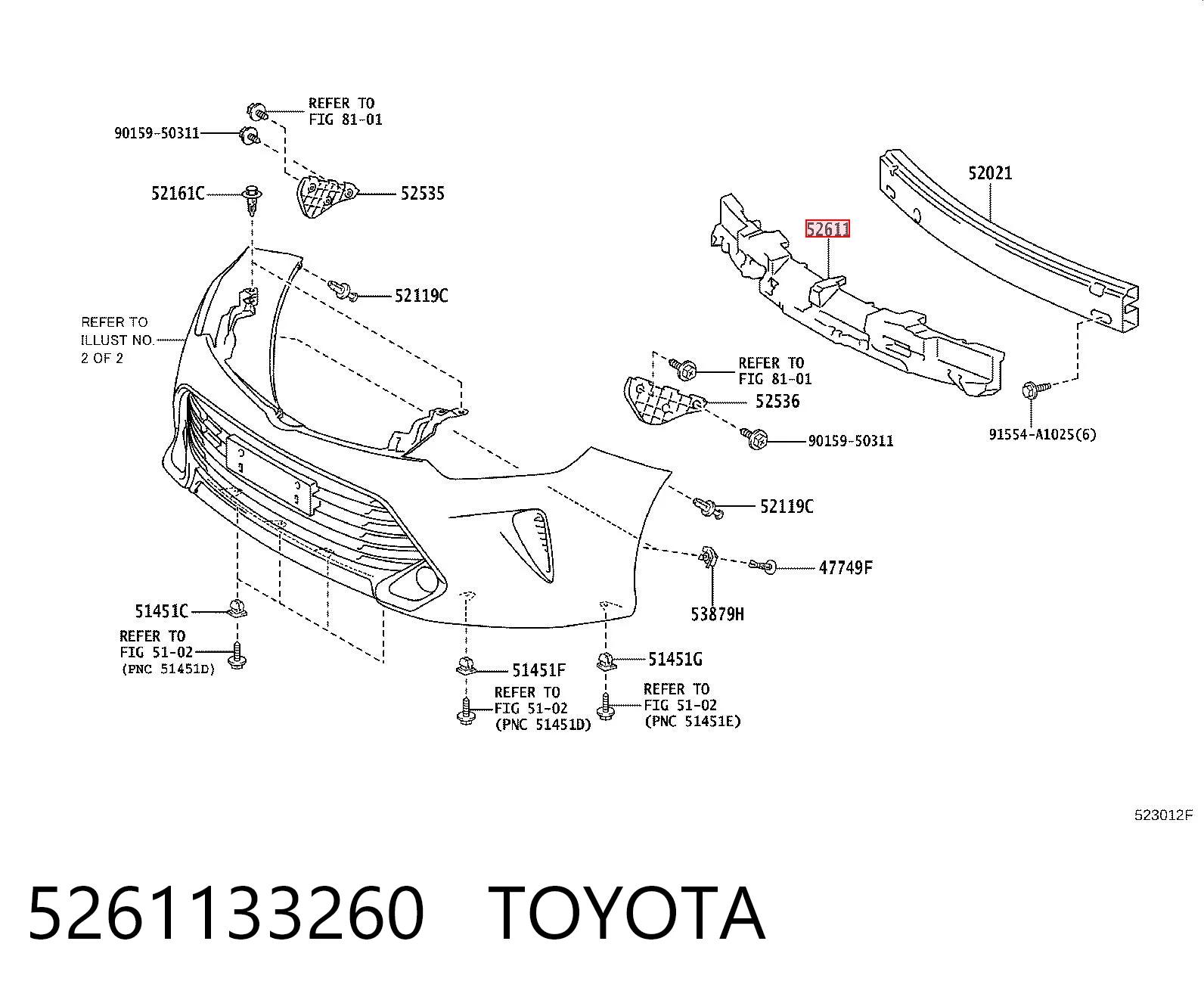 5261133260 Toyota
