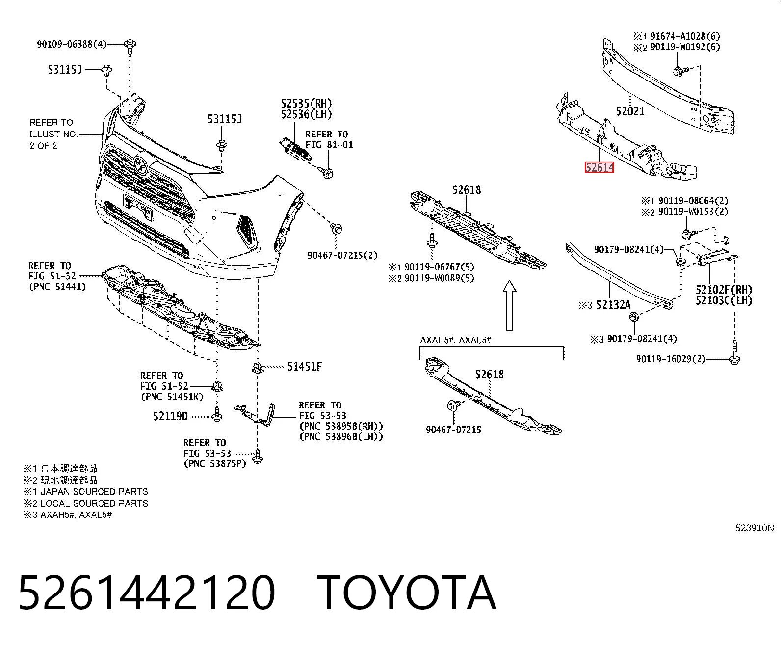 5261442120 Toyota