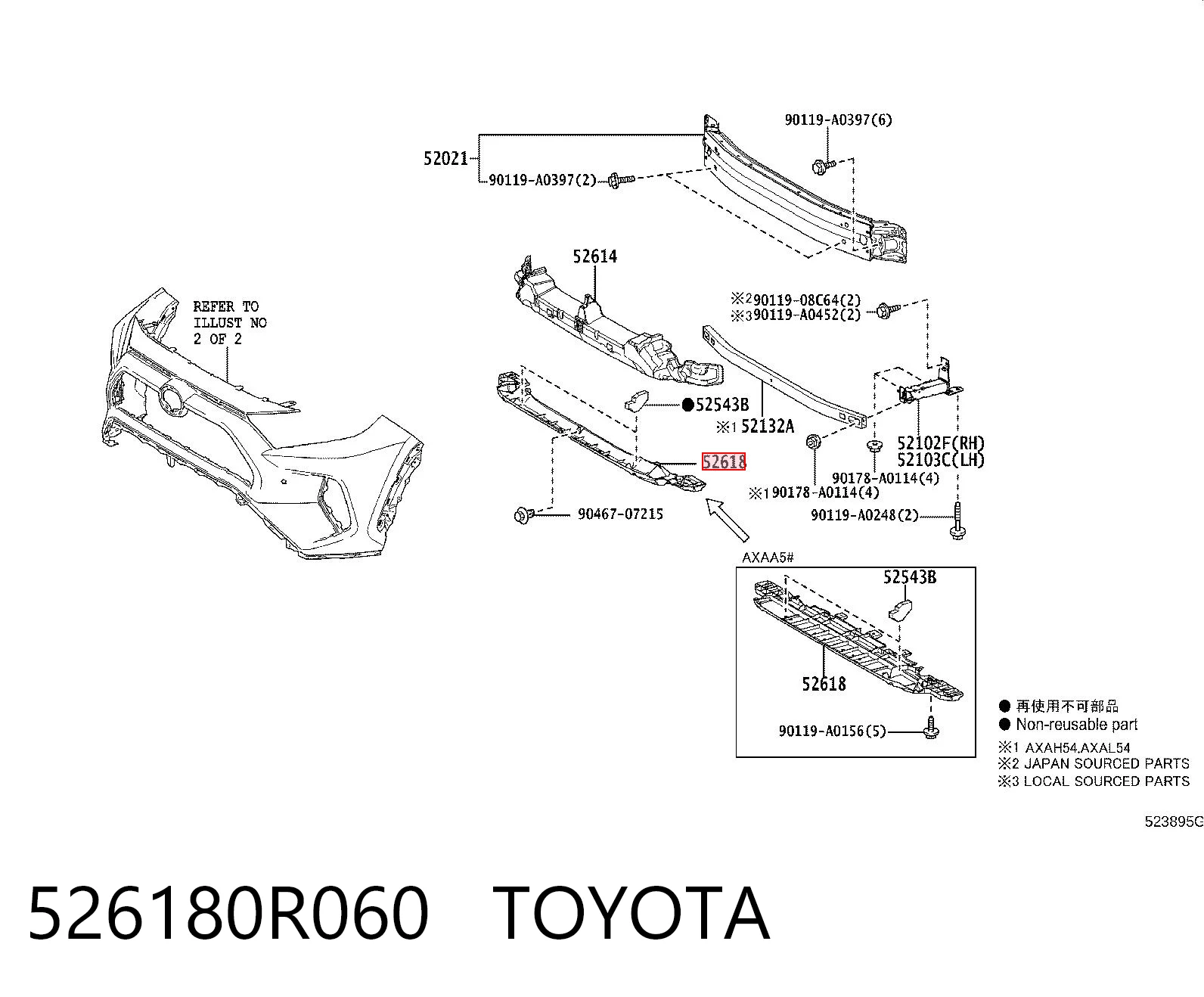 526180R060 Toyota