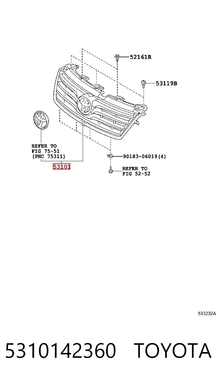 5310142360 Toyota