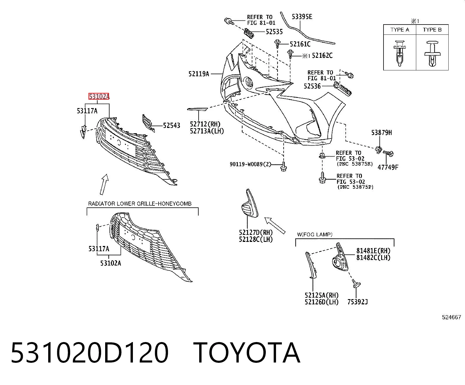 531020D120 Toyota