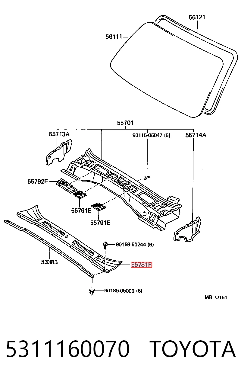 Calandra para Toyota Land Cruiser 80 J8