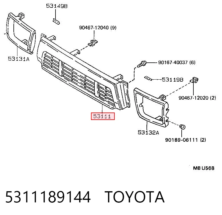 5311189144 Toyota