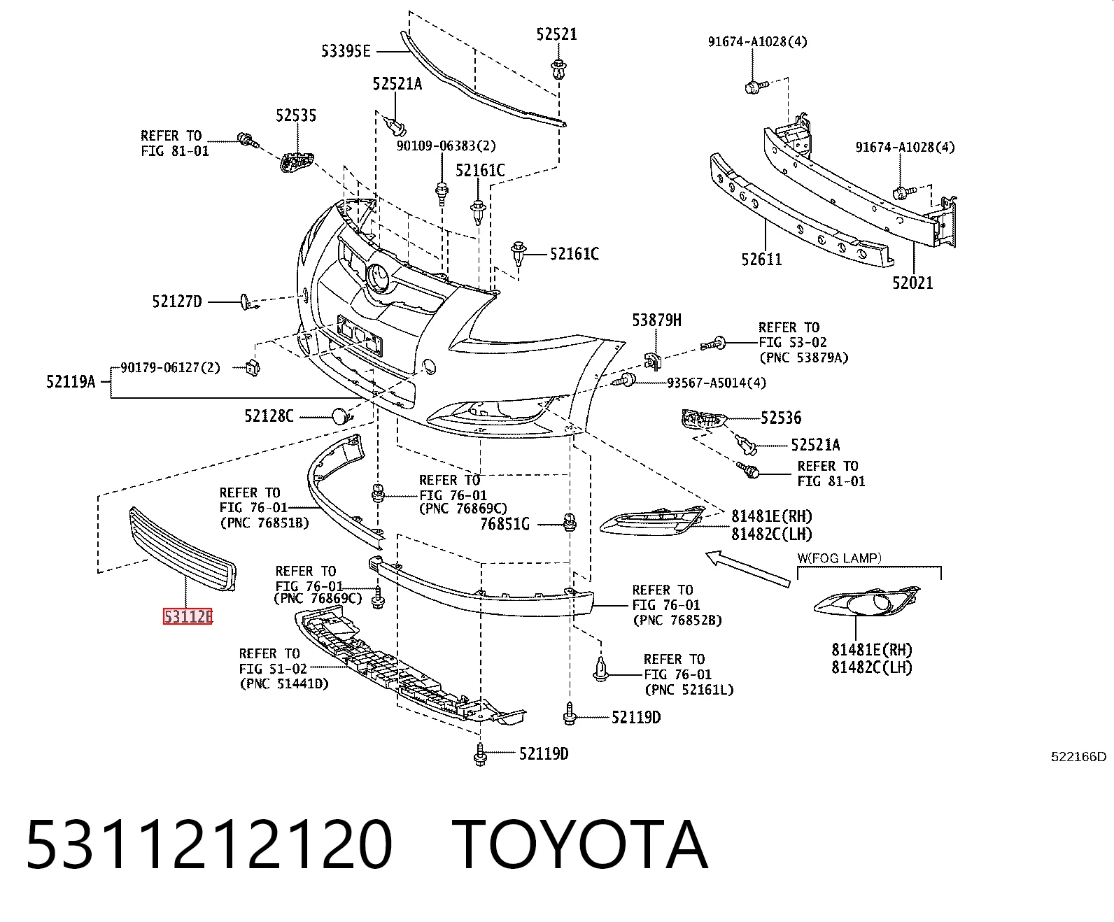 5311212120 Toyota