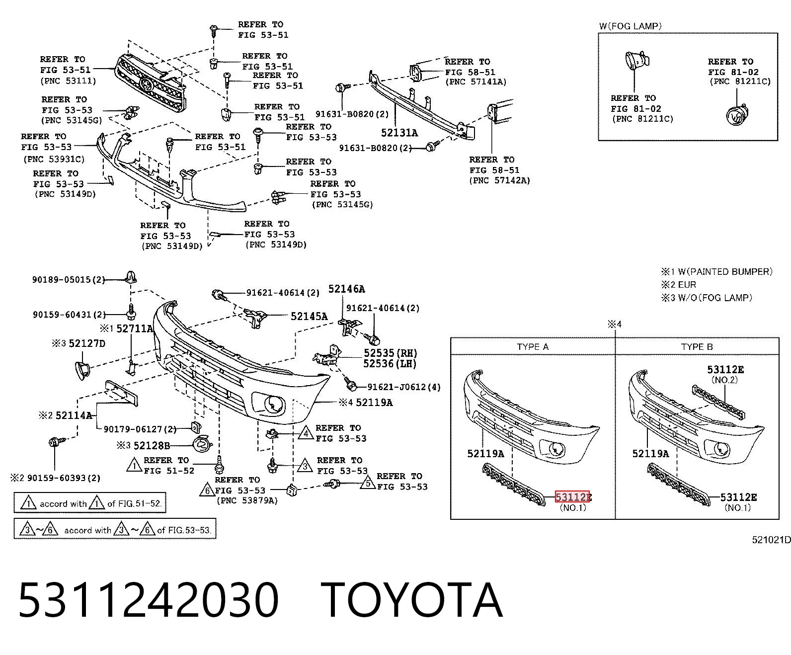 5311242030 Toyota
