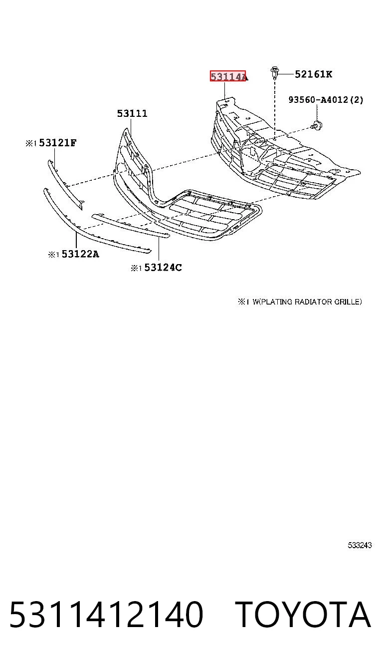 5311412140 Toyota