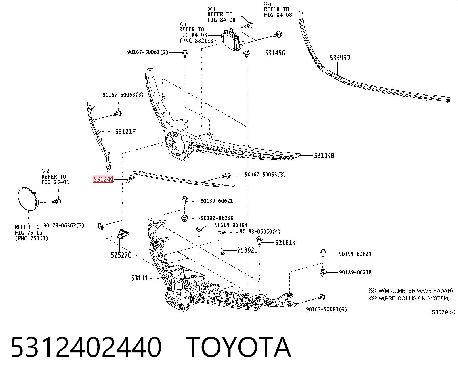 5312402440 Toyota