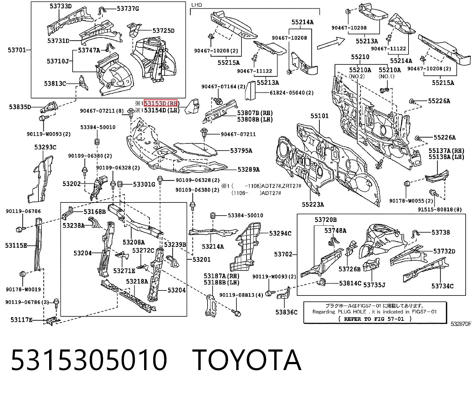 5315305010 Toyota