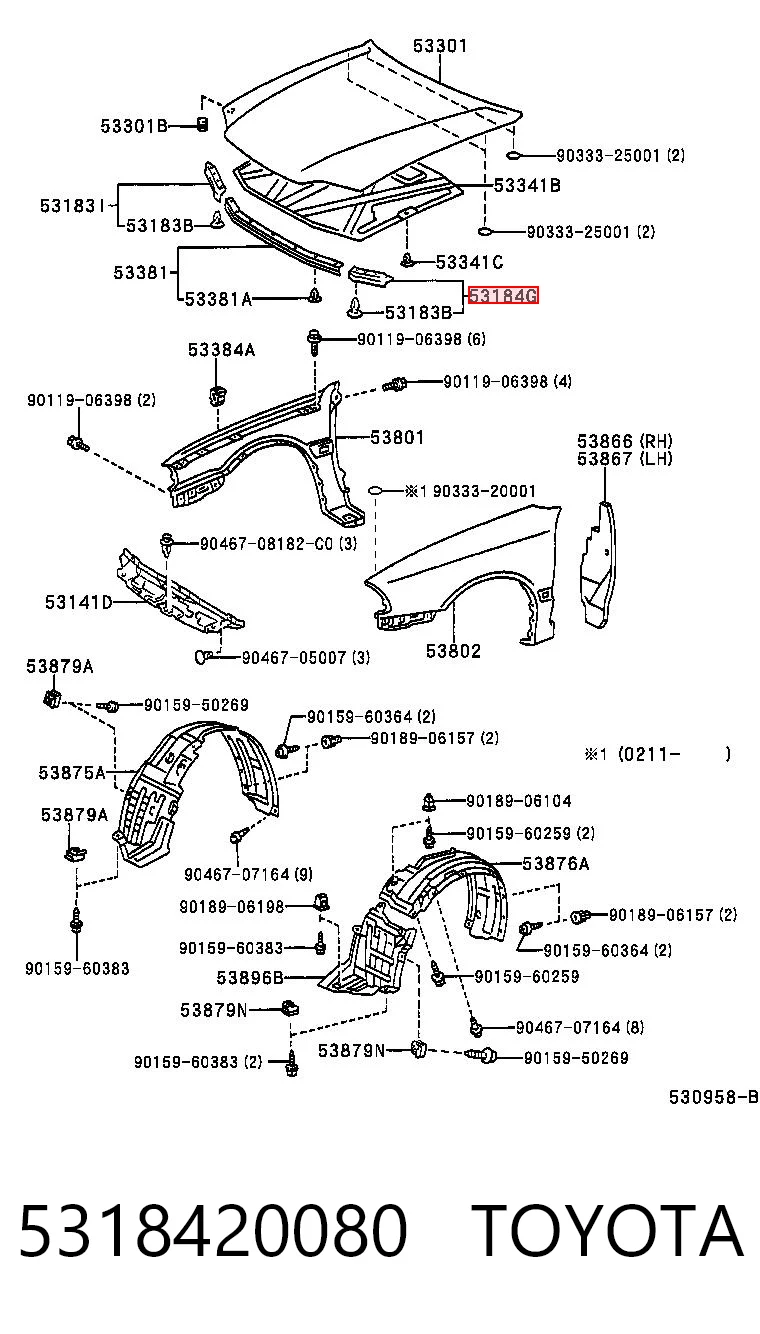 5318420080 Toyota