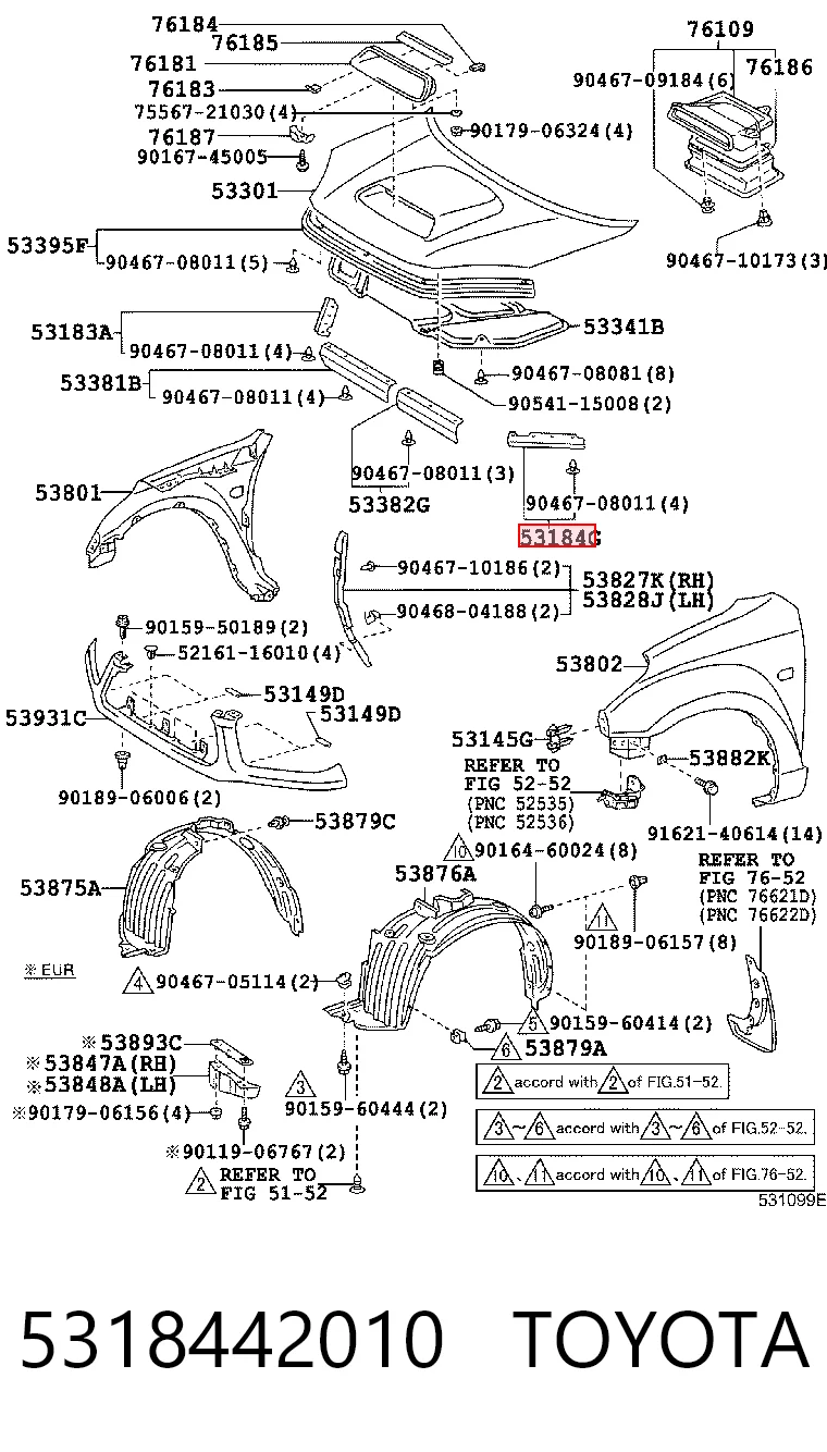 5318442010 Toyota