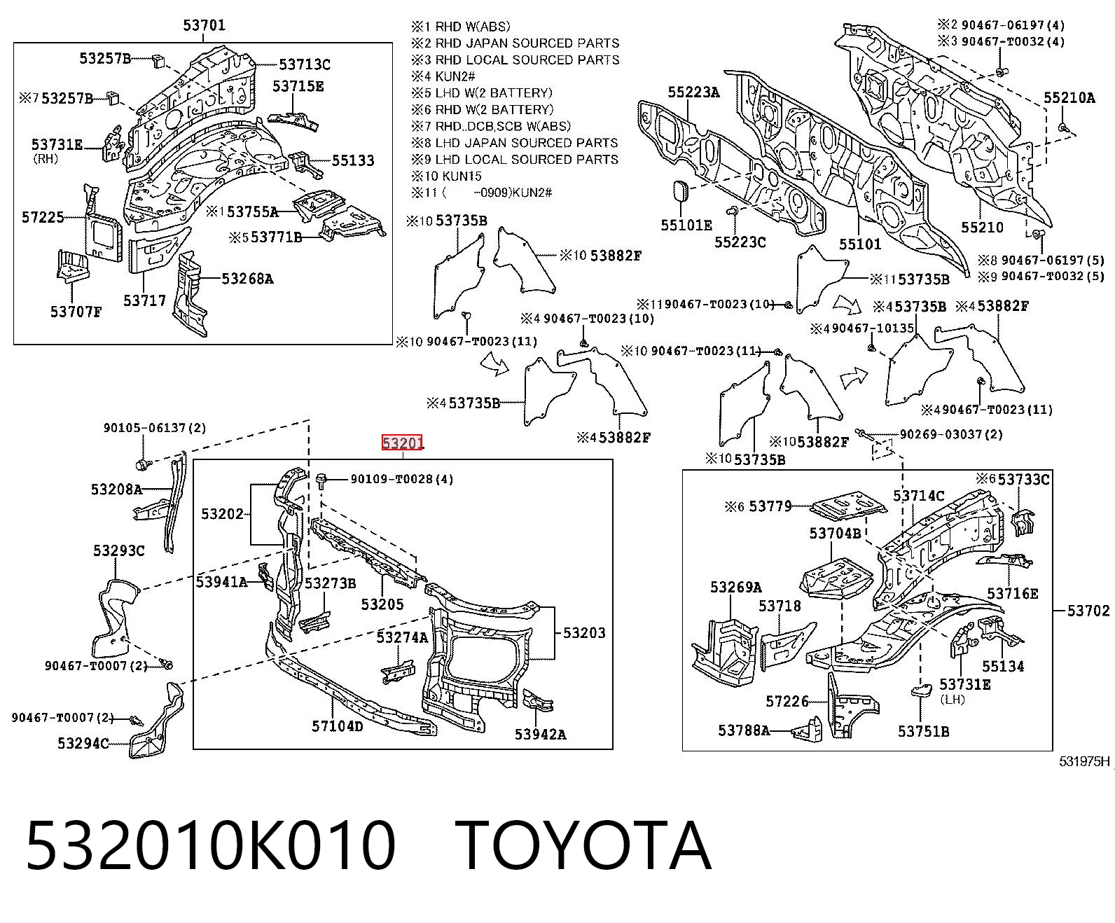 532010K010 Toyota