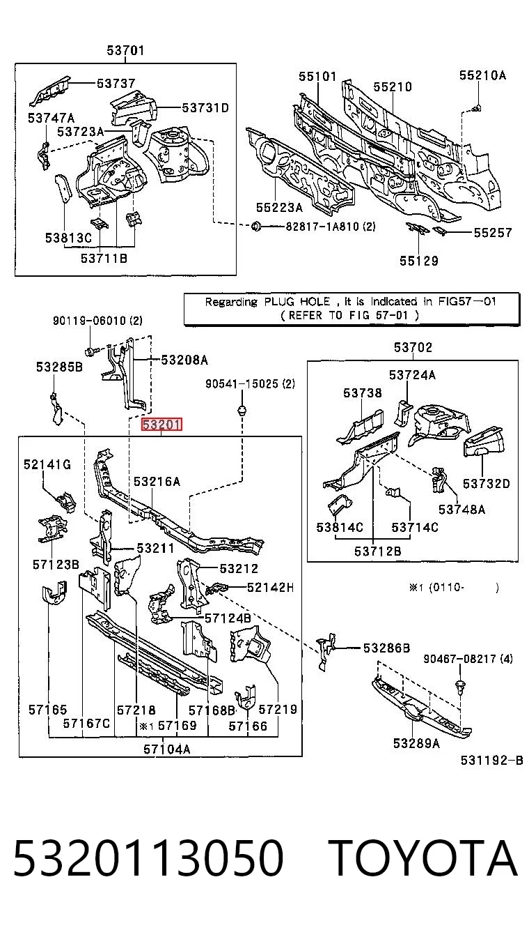 Comprar Soporte de radiador  Corolla  E12J